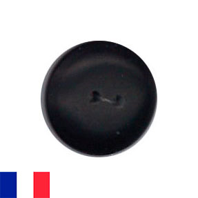 Lot De 19 Boutons Anciens Noir & Transparent - 21mm - Style Vintage Neuf De Stock